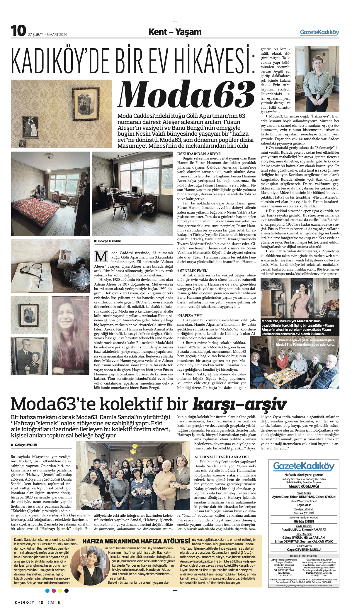 Kadıköy'de bir ev hikayesi; Moda63